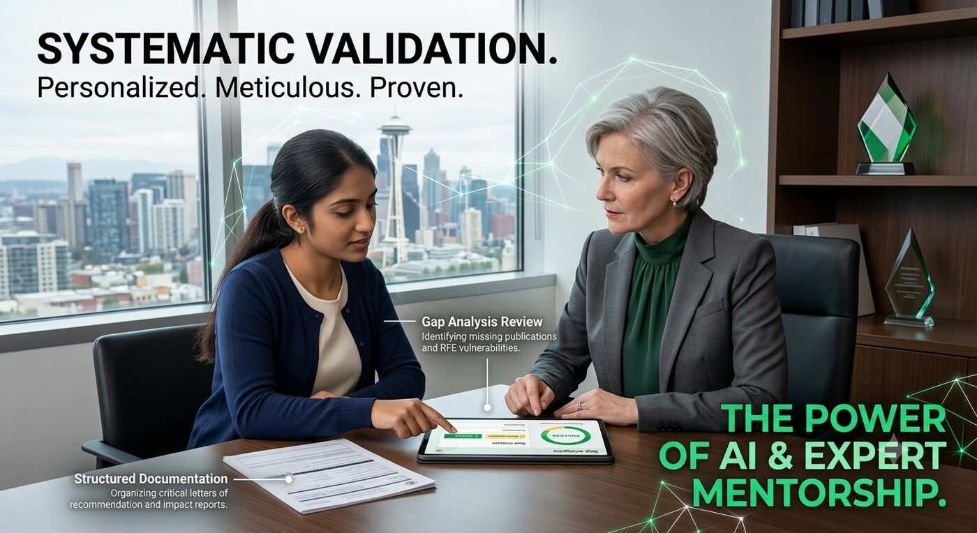 A MERIT IQ mentor reviewing a gap analysis report with a client